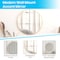Flash Furniture 24" Round Gold Metal Framed Accent Wall Mirror RH-M003-RD60BB-GD-GG - alternate 4